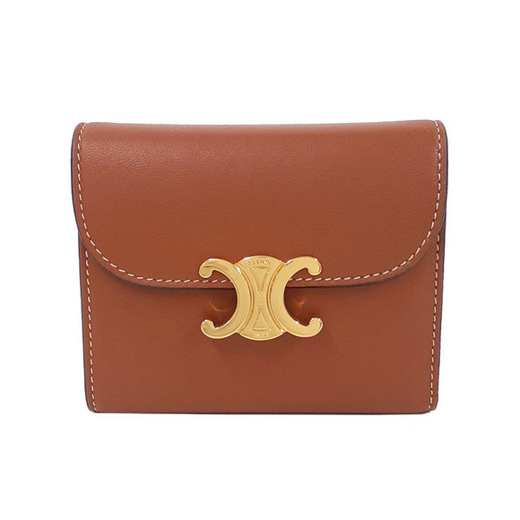 Celine Triomphe Flap Wallet Tri - Picture 1 of 8